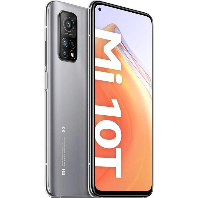 Xiaomi Mi 10T 5G 128GB Lunar Silver NEU Dual SIM 6,67" Smartphone Handy OVP