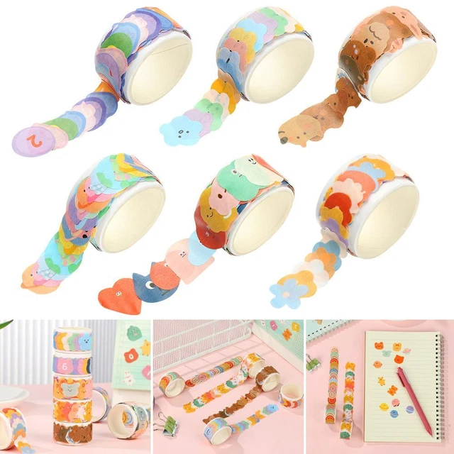 Washi Étiquette du journal intime Papier collant Autocollant de scrapbooking