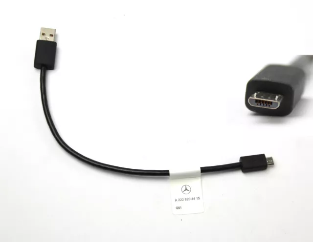 Mercedes-Benz Media Interface Consumer Câble Micro-Usb Connexion A2228204415