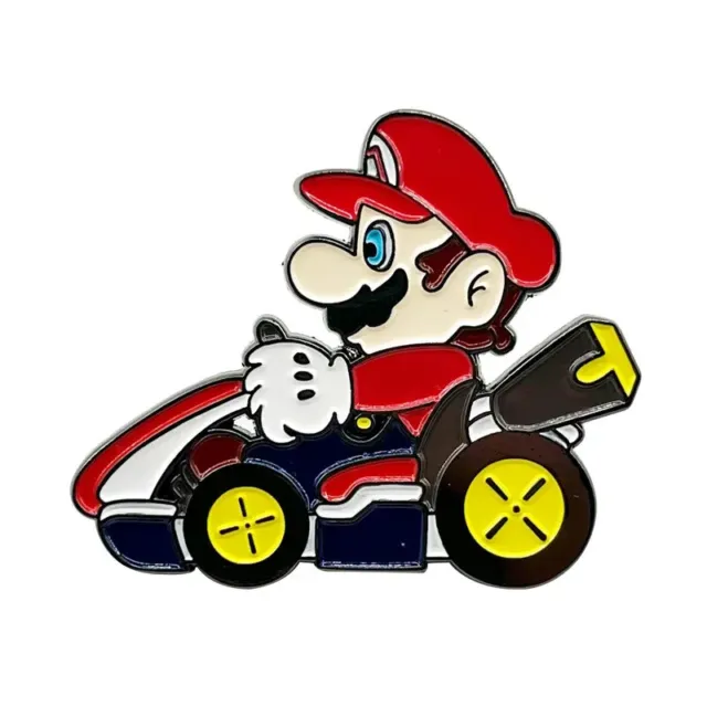 Super Mario Kart Brooch Nintendo Switch DS Racing Game Plumber Bros Pin Badge