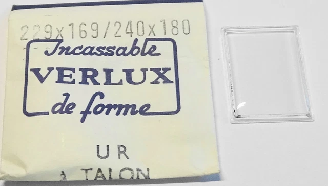 Verre De Montre Rectangulaire Bombé 22.5 X 21 Mm – Pour Réparation Horlogère