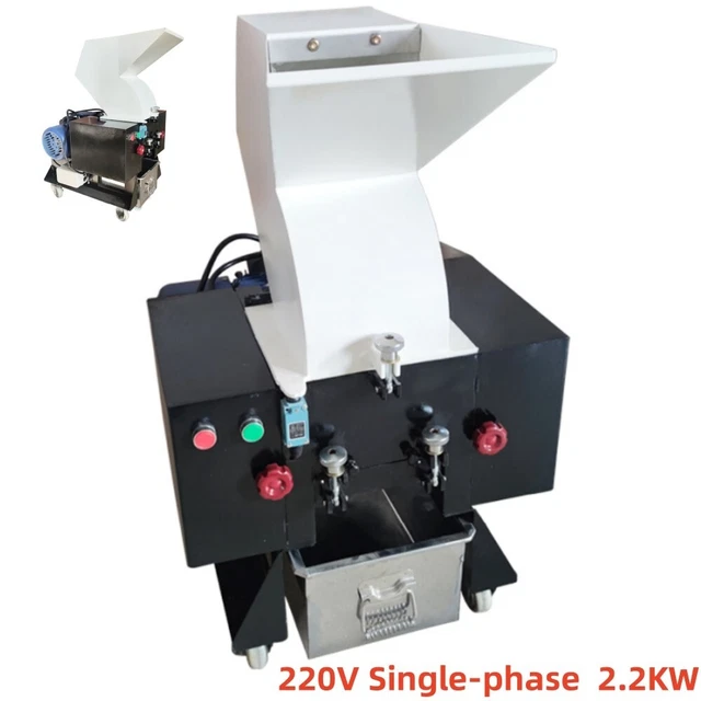 220V White Scrap Crusher Single-phase Plastic Crusher 2.2KW Crusher Strong crush