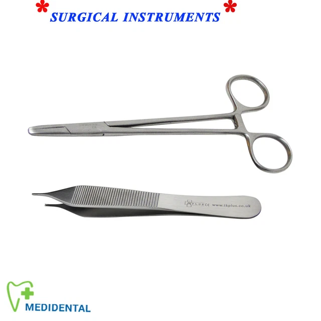 SURGICAL HAND INSTRUMENTS Adson Tissue Forceps Mayo Hegar Needle Holder