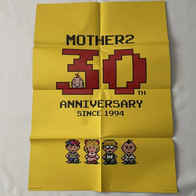 ☆MOTHER2 30th ANNIVERSARY ポスター 種類豊富な品揃え MOTHER2の30周年ポスターを飾ってみた