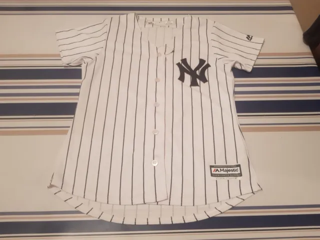 Maillot FEMME officiel MAJESTIC de baseball des NEW YORK YANKEES taille: S