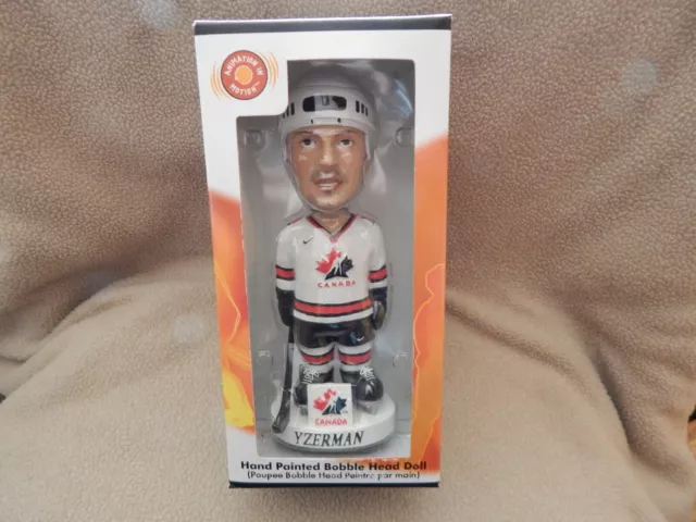 Steve Yzerman Team Canada Hockey Collectible Bobble Head - Unopened Box