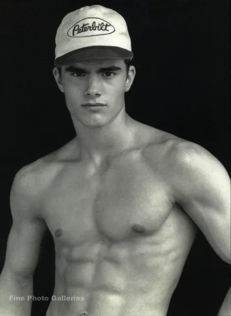 1990S VINTAGE BRUCE WEBER Handsome Shirtless Athlete Male Muscle Photo ...