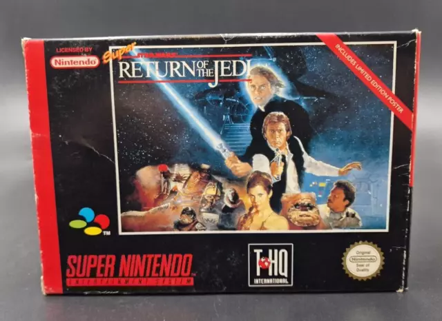 Super Star Wars Return of the Jedi - Nintendo Super SNES - Complet - PAL - TBE