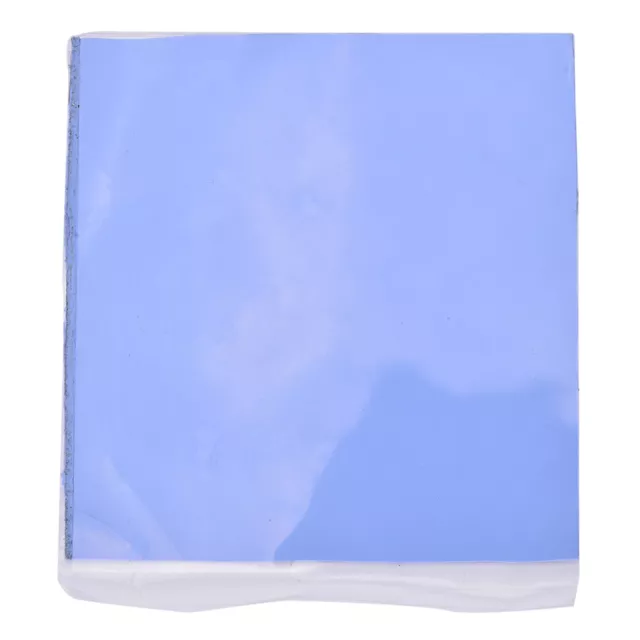 Blue GPU CPU Heatsink Cooling Thermal Conductive Silicone Pad 100mmx100mmx1.5 F6