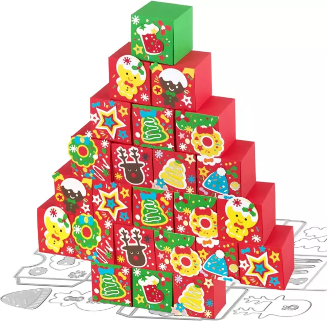 Stanzschablone Weihnachten Box Schachteln Stanzform Geschenkbox 5X5X5Cm Adventsk