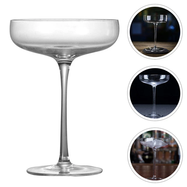 Breeshy Set Di 2 Bicchieri Da Cocktail Capovolti – Vetro Borosilicato 14 Fl Oz – Bicchieri Da Vino Unici E Divertenti, Idea Regalo Originale