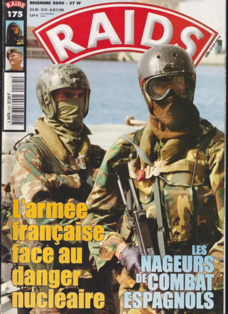 Raids N°175 Armee Fr Face Au Danger Nucleair / Nageur Comb Espagnole / Congo