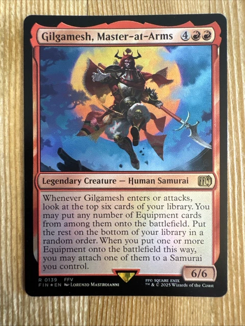 gilgamesh final fantasy mtg MTG: Magic The Gathering/FINAL FANTASY]JPGilgamesh, Master-at-Arms Extended Art | Buy from TCG Republic then shuffle Gilgamesh, Master-at-Arms