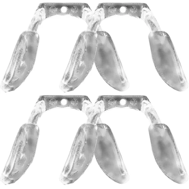 Plaquettes nasales antidérapantes pour lunettes, 4 pièces, pont joint en Silicone, lunettes de soleil, selle en forme de U, support du nez, accessoires  200000297