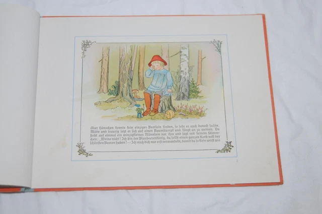 Antikes Kinderbuch um 1935 Hänschen im Blaubeerwald 3