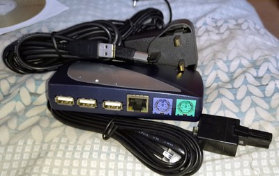 Belkin LD201 USB2.0 Dock replicatore di porte LAN-Ethernet/parallelo/PS2/Seriale/USB 
