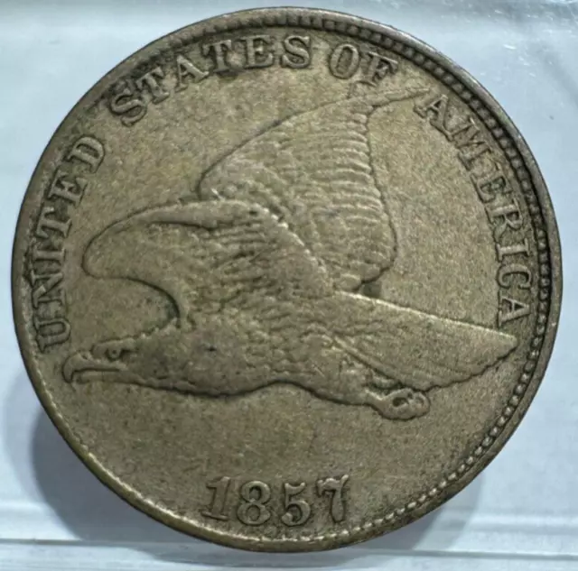 1857 Flying Eagle Cent Very Fine Vf