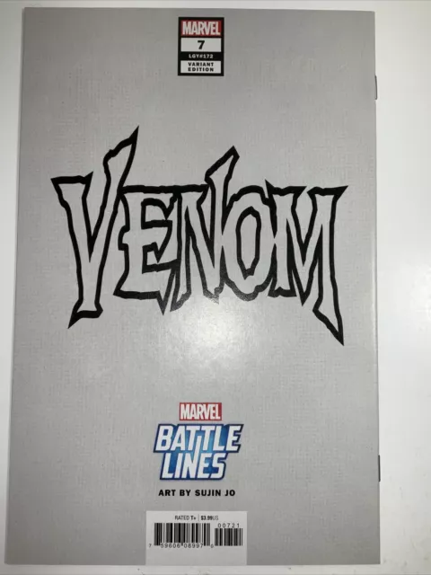 Venom #7 (2018)  Sujin Jo Battle Lines Variant 1st Dylan Brock 2