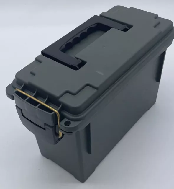 Ammo Box Plastic Polymer Green New Military Spec UK Made!