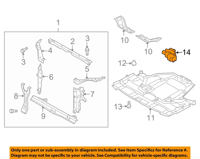 SUBARU OEM 0510 LegacyOutside Air Ambient Temperature Sensor