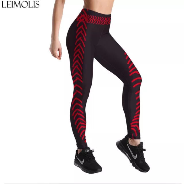 Women's 3 D Printed Striped Gothic Plus Size Yoga Sport Leggings Running New