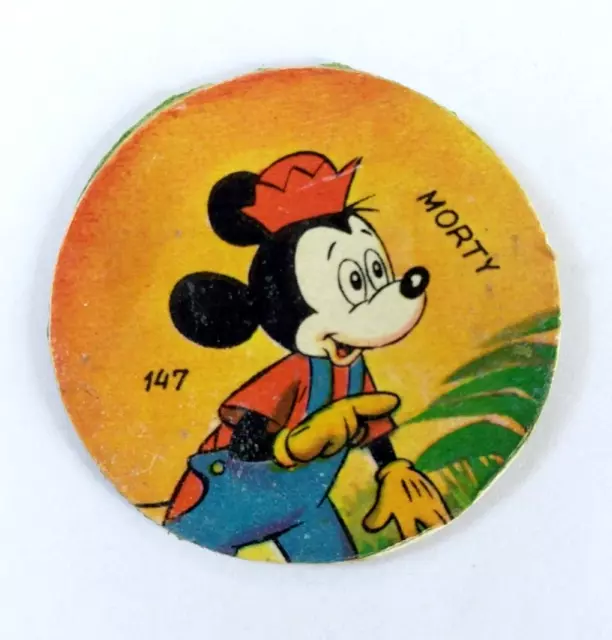 1964 Mickey Mouse's Morty Card Mickey Club Argentina Rare Vintage Disney