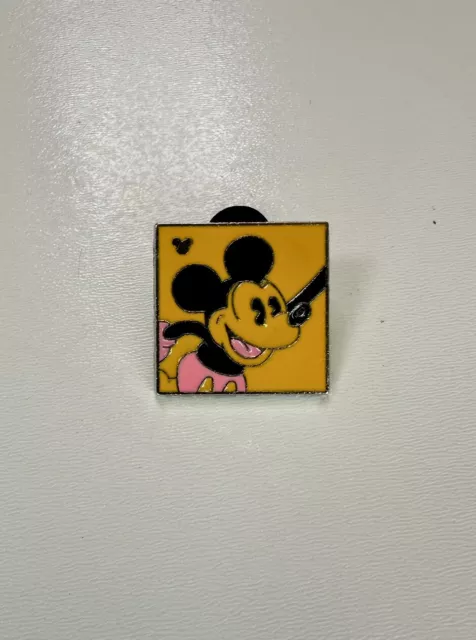 Disney Mickey Mouse Andy Warhol Hidden Mickey Pin 2010 2 of 5 Orange