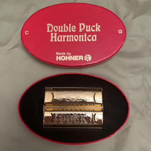 Hohner Double Puck C G Harmonica