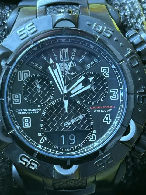 Invicta Chronograph  Jason Taylor , neuwertiger Zustand , 50 mm Durchmesser