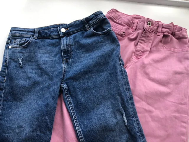 New 2x girls jeans by Zara and M&S age 11/12