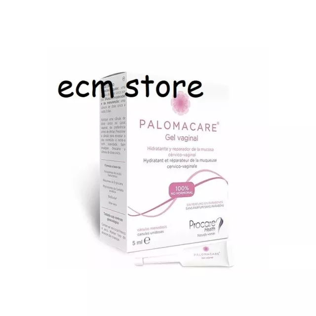 PALOMACARE Gel Vaginal Hydratant & Réparateur Muqueuse Vaginale 6 Canules / U46