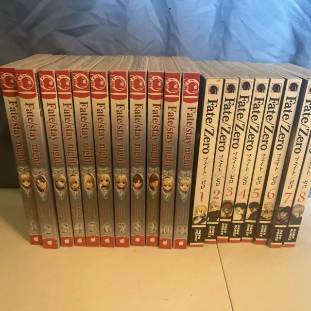 Fate/Stay Night Manga Volume 1-11 (Tokyopop, English) And Fate/Zero 1-8
