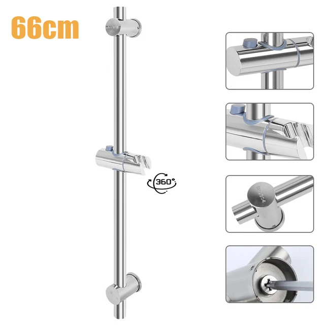 Bohrfrei Duschstange Edelstahl 90-130cm - U-Form Mit Vorhang 240x180cm