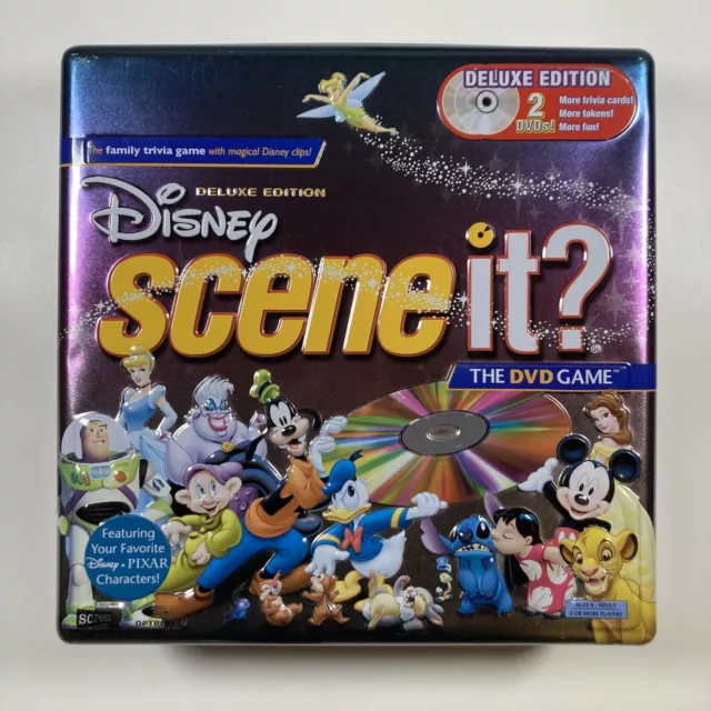 Disney Scene it? Deluxe Edition 2 DVD Board Game Complete - 2005 Collectors Tin