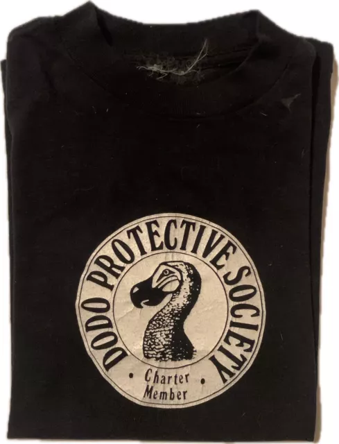 The Dodo Protective Society tshirt 80’s vintage humor extinction animal rights