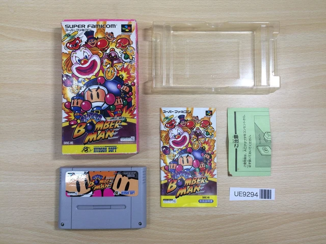 UE9294 SUPER BOMBERMAN BOXED SNES Super Famicom Japan EUR 11,13