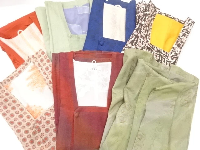 45422# Japanese Kimono / Antique Coat / Set Of 7