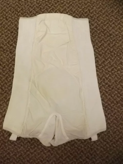 Rubber Vtg 50s 60s NEW High Waist Long Leg Shaper Girdle Garter Panties S 25/26