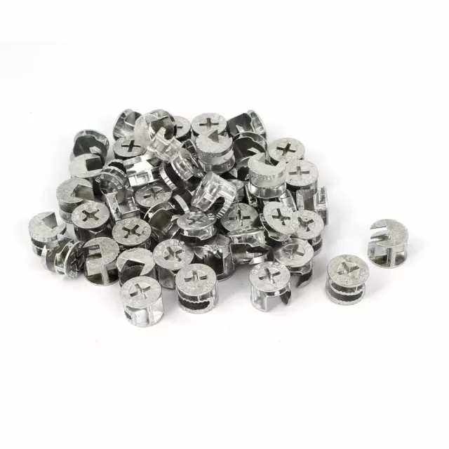 15mm Diameter Furniture Eccentric Cam Connecting Fittings 50pcs