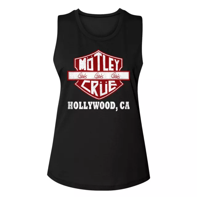 Motley Crue Ragazze Hollywood Ca Donna Muscolo Serbatoio T Shirt