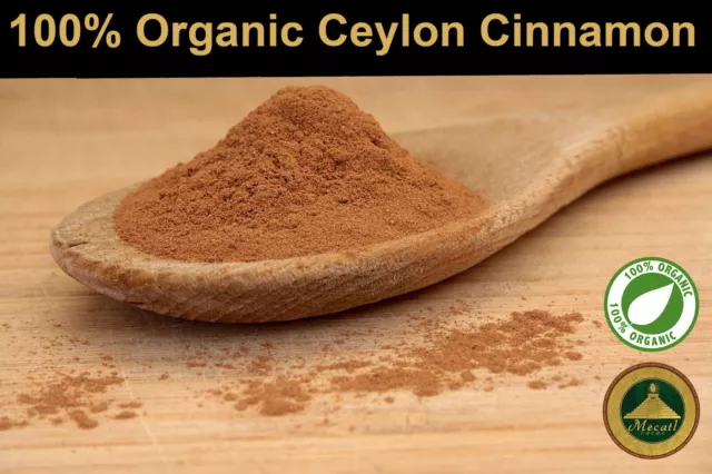 Organic Cinnamon Powder 1kg True Ceylon Cinnamon 100% Organic Spice FREE Postage