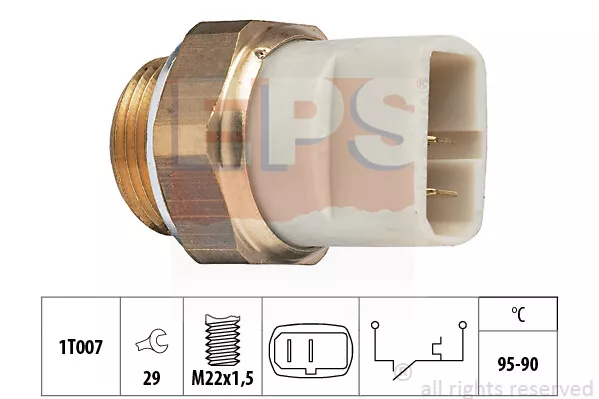 EPS 1.850.027 Temperature Switch, radiator fan for SEAT,VW