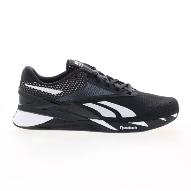 Reebok Nano X3 HP6042 Mens Black Synthetic Athletic Cross Training Shoes