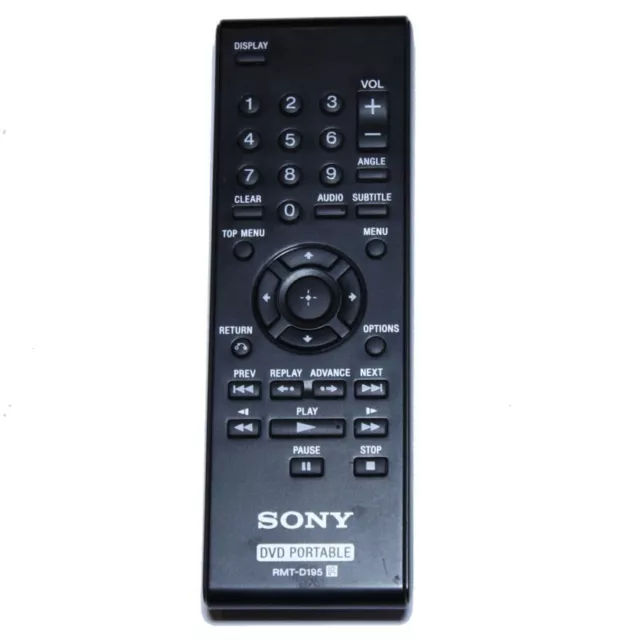 Véritable Sony RMT-D195 Portable DVD Télécommande Pour DVP-FX750/FX770/FX980