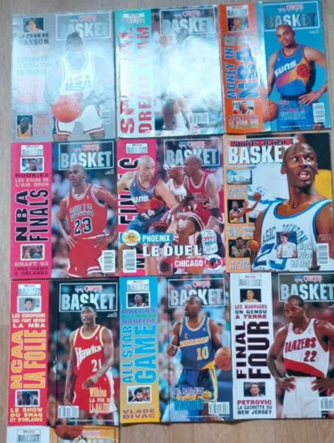 Vends Vintage Lot 11 Sports Action Basket 1992,1993 # 35 36 39 Au # 48 Posters
