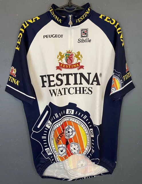 FESTINA SIBILLE MAILLOT de Vélo Haut Maillot Cyclisme Taille EUR 23,75 - FR