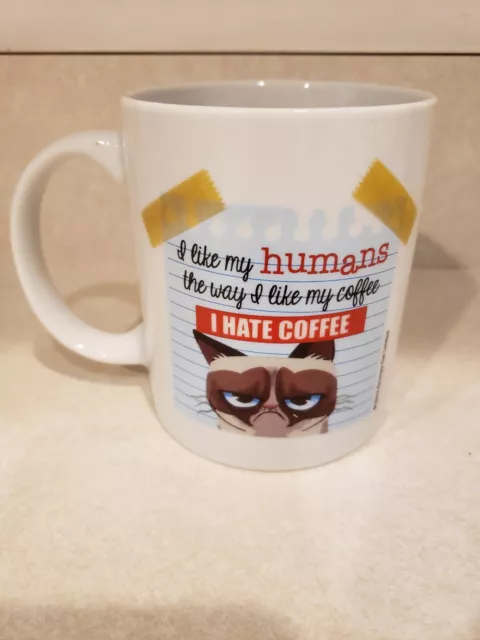 Grumpy Cat Coffee Mug  Cup by Ganz I Hate Humans