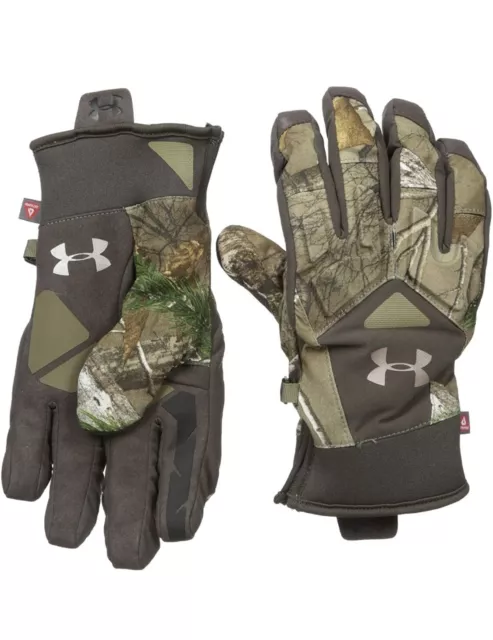 Under Armour Coldgear Infrared Scent Control 2.0 Primer Hunt Gloves Camo Women M