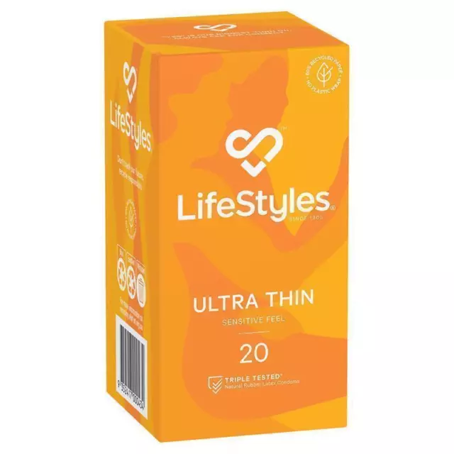 LifeStyles Condoms Ultra Thin 20 Pack