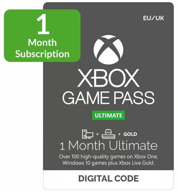 Xbox Game Pass Ultimate 1 Month Live Gold - Existing & New Users UK/EU - FAST!
